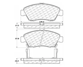 StopTech Brake Rotor, Front, Silver, for Ford Mustang 2005-2014, 105.0621