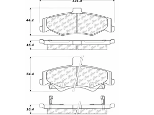 StopTech Brake Pads for Ford Mustang 2015-2023, Ceramic, Front, 105.075 - 105.07500 - Image 5