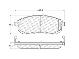 StopTech Brake Pad Set for Ford Mustang 2015-2023, Ceramic, Front 105.0815 - 105.08150 - Image 3