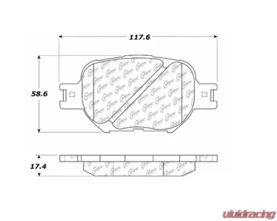 StopTech Brake Rotor, Front, Silver, for Honda Civic 2006-2011, 105.0817 - 105.08170