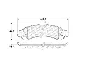StopTech Brake Rotor - Front, Black, Ford Mustang 2015-2023, 105.0834