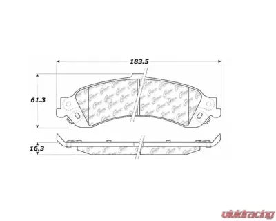 StopTech Brake Rotor - Front, Black, Ford Mustang 2015-2023, 105.0834 - 105.08340