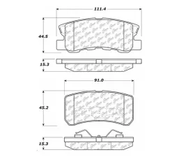 StopTech Brake Rotor Set, Front, Silver, for Ford Mustang 2015-2023, 105.0868