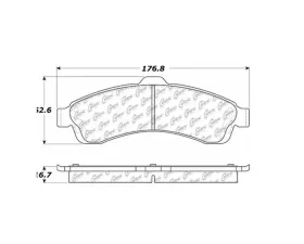 StopTech Brake Rotor, Front, Black, for Ford Mustang 2015-2022, 105.0882
