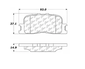 StopTech Performance Brake Pads for Ford Mustang 2015-2023, 105.0885