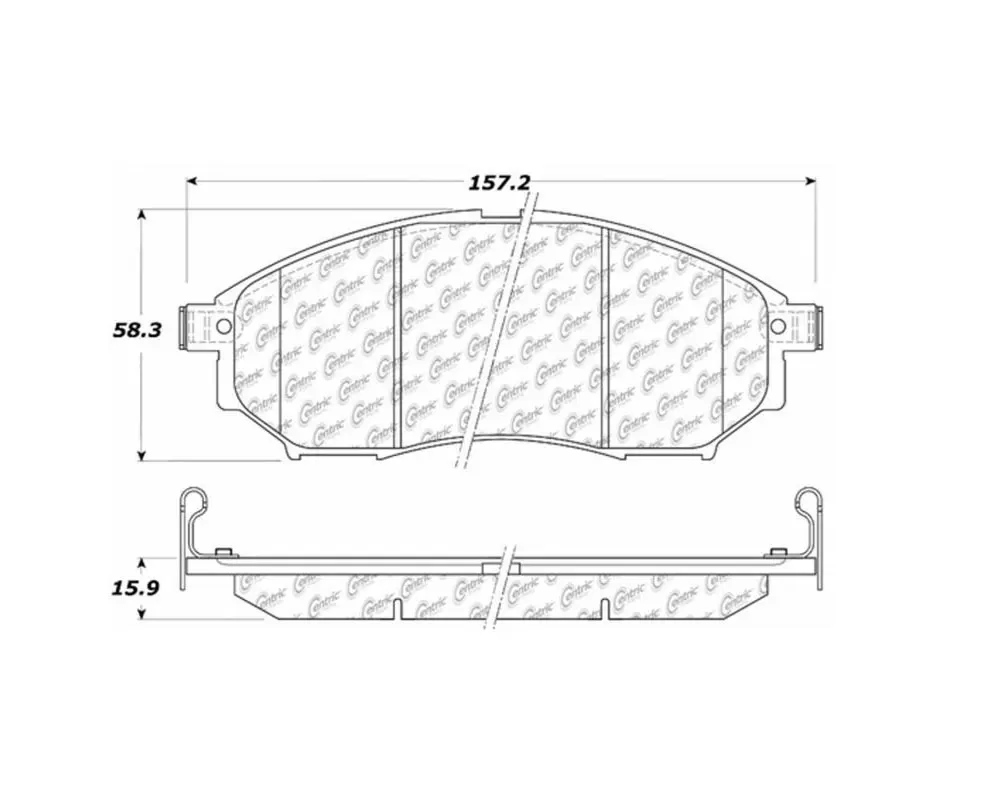 StopTech Performance Brake Pads for Subaru WRX 2002-2007, Red 105.0888 - 105.08880