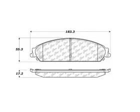 StopTech Brake Rotor, Front, Silver, for Ford Mustang 2015-2023, 105.1058
