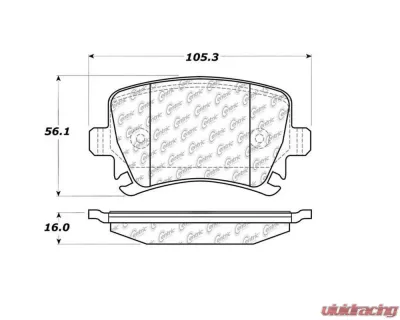 StopTech Brake Rotor Set - Front, Silver, for Honda Civic 2006-2011 - 105.1108 - 105.11080