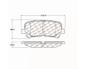 StopTech Brake Rotors, Front, Black, Ford Mustang 2015-2023, 105.1281