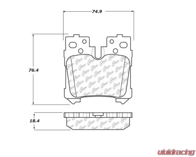 StopTech Brake Rotors, Front, Black, for Honda Civic 2006-2011 - 105.1283 - 105.12830