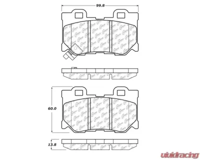 StopTech Brake Rotor, Front, Silver, Ford Mustang 2015-2023, 105.1347 - 105.13470