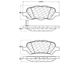 StopTech Brake Rotor, Front, Silver, Ford Mustang 2015-2021, 105.1402