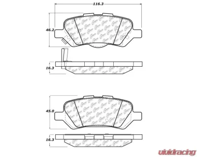 StopTech Brake Rotor, Front, Silver, Ford Mustang 2015-2021, 105.1402 - 105.14020