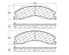 StopTech Brake Pads - Performance, Front, Ceramic, Honda Civic 2006-2011, 105.1411