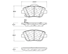StopTech Brake Rotor, Front, Silver, for Ford Mustang 2015-2023, 105.1444