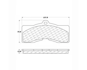 StopTech Brake Pads for Honda Civic 2006-2011, Ceramic, Front - 106.0008