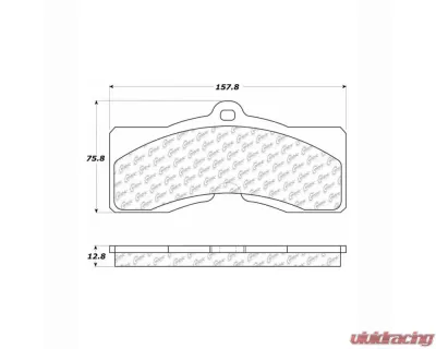 StopTech Brake Pads for Honda Civic 2006-2011, Ceramic, Front - 106.0008 - 106.00080