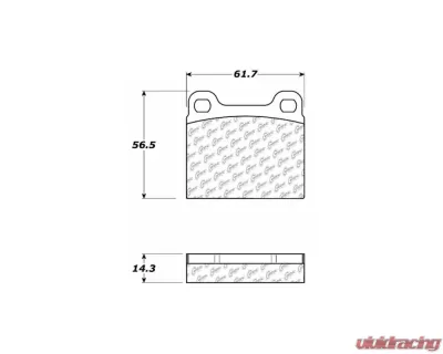 StopTech Brake Rotor, Front, Red, for Honda Civic 2006-2011, 106.0031 - 106.00310