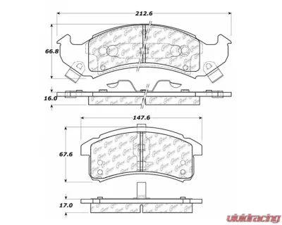 StopTech Brake Rotor Set - Front, Silver, Honda Civic 2006-2011, 106.0505 - 106.05050