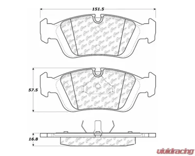 StopTech Brake Rotor Set - Front, Silver, for Honda Civic 2006-2011, 106.0558 - 106.05580