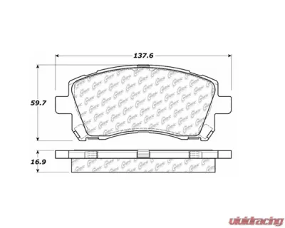 StopTech Brake Rotor, Front, Silver, Ford Mustang 2015-2021, 106.0721 - 106.07210