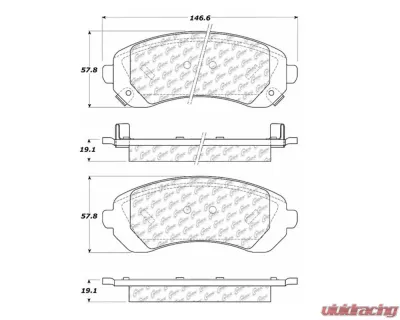 StopTech Brake Rotor, Front, Silver, for Honda Civic 2006-2011, 106.0844 - 106.08440