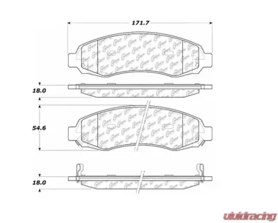 StopTech Brake Rotor Set - Front, Silver, Ford Mustang 2015-2023, 106.0962 - 106.09620