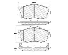 StopTech Brake Rotor - Front, Silver, 2006-2010 Honda Civic, 106.1156