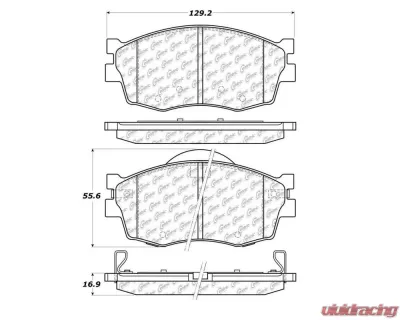 StopTech Brake Rotor - Front, Silver, 2006-2010 Honda Civic, 106.1156 - 106.11560