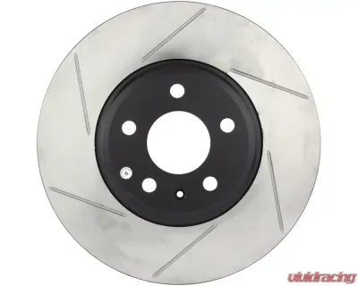 StopTech Sport Slotted Brake Rotor Front Right Audi A4 2002-2008, Gray 126.33123SR - 126.33123SR