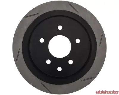 StopTech Sport Slotted Brake Rotor Rear Left for Honda Civic 2006-2011, Black, 126.42088SL - 126.42088SL