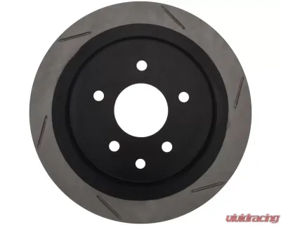 StopTech Sport Slotted Brake Rotor Rear Right, Red, 126.42088SR - Fits Honda Civic 2006-2011 - 126.42088SR