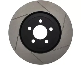 StopTech Sport Slotted Brake Rotor Front Left for Honda Civic 2006-2011, Gray, 126.63061SL