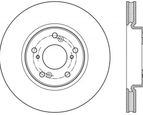 StopTech Sport Drilled/Slotted Brake Rotor Front Left Honda Accord 2013-2021 127.40086L