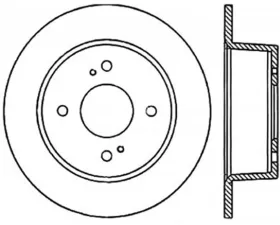 StopTech Sport Drilled/Slotted Brake Rotor Rear Left Nissan 280ZX 79-81 127.42014L