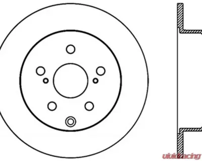 StopTech Sport Drilled/Slotted Rear Left Brake Rotor for Ford Mustang 127.44166L - 127.44166L