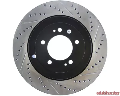 StopTech Sport Drilled/Slotted Brake Rotor Rear Left Mitsubishi Lancer 2.0L 2002-2007 127.46075L - 127.46075L