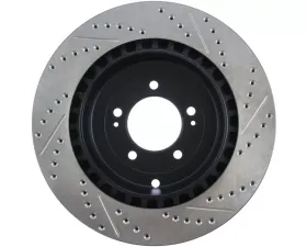 StopTech Sport Drilled/Slotted Brake Rotor Rear Right for Mitsubishi Lancer 2002-2007, 127.46075R