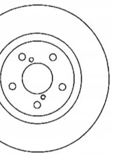 StopTech Sport Cryo Cross Drilled Brake Rotor, Front Left, Subaru 128.47024CL                                     - 128.47024CL - Image 2