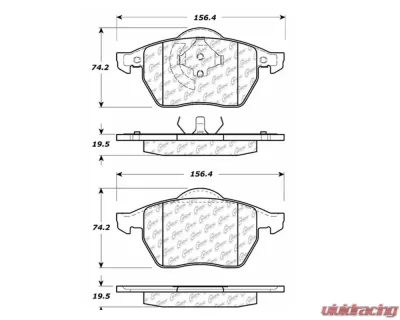 StopTech Brake Rotor Set, Front, Silver, Honda Civic 2006-2011, 104.0687 - 104.06870