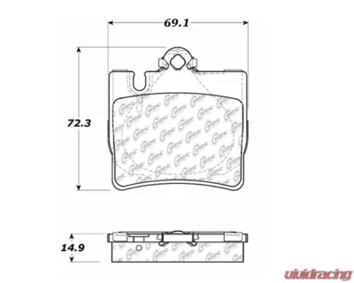 StopTech Brake Rotor Set, Front, Silver, for Honda Civic 2006-2011, 104.0848 - 104.08480