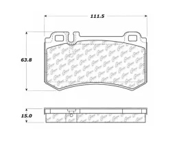 StopTech Brake Rotor, Front, Red, for Honda Civic 2006-2011, 104.0984