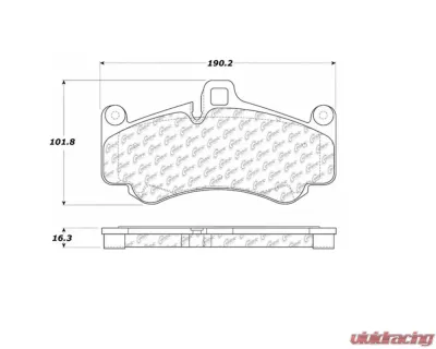 StopTech Brake Rotors, Front, Black, Ford Mustang 2015-2023, 104.0991 - 104.09910