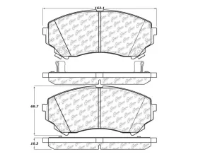 StopTech Brake Rotor Set for Honda Civic 2006-2011, Silver, 104.1331