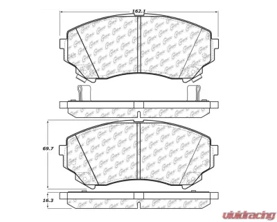 StopTech Brake Rotor Set for Honda Civic 2006-2011, Silver, 104.1331 - 104.13310