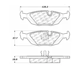 StopTech Brake Rotor, Front, Black, for Ford Mustang 2015-2023 - 105.0279