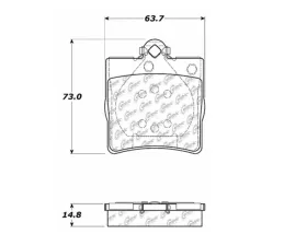 StopTech Brake Rotor, Front, Silver, for Ford Mustang 2015-2023, 105.0779