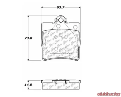 StopTech Brake Rotor, Front, Silver, for Ford Mustang 2015-2023, 105.0779 - 105.07790