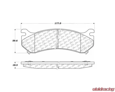 StopTech Brake Rotor - Front, Black, Steel, for Ford Mustang 2015-2023 - 105.0785 - 105.07850