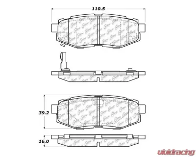 StopTech Brake Rotor, Front, Silver, 2006-2011 Honda Civic, 105.1124 - 105.11240